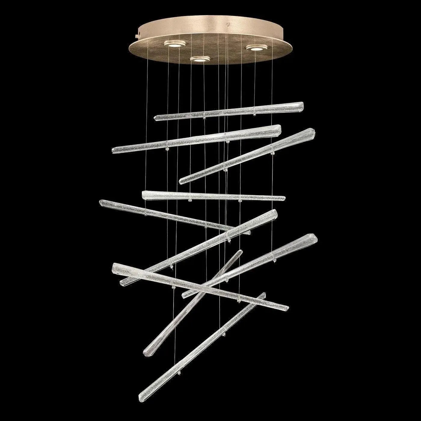 Fine Art Handcrafted Lighting - Elevate 18-Inch Three Light Pendant - 895640-231ST | Montreal Lighting & Hardware