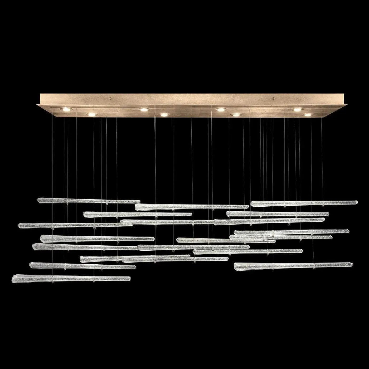 Fine Art Handcrafted Lighting - Elevate 54-Inch Eight Light Pendant - 894840-232ST | Montreal Lighting & Hardware