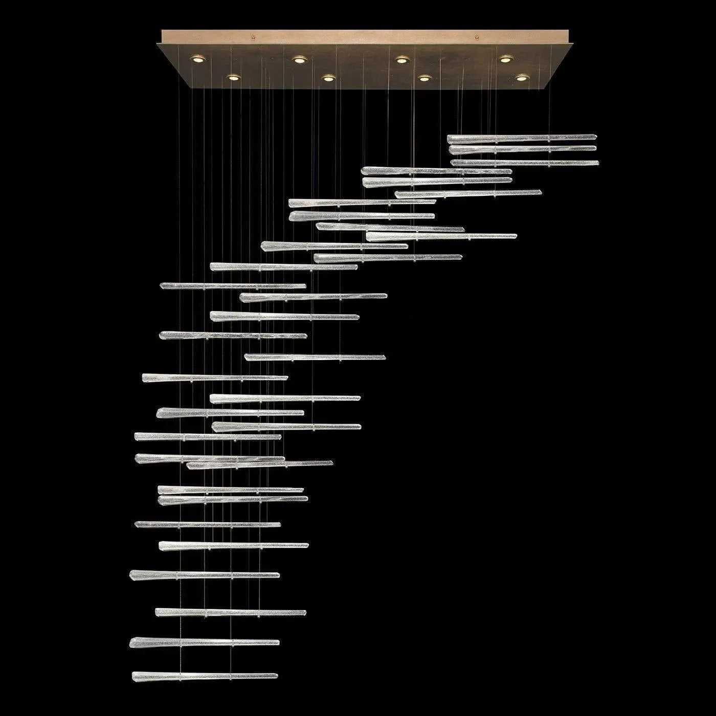 Fine Art Handcrafted Lighting - Elevate 62-Inch Eight Light Pendant - 894840-232ST | Montreal Lighting & Hardware