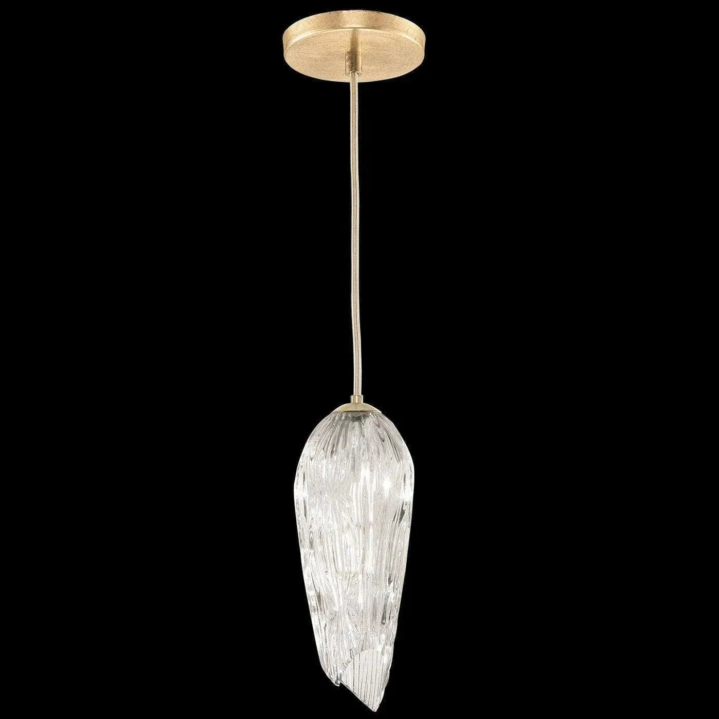 Fine Art Handcrafted Lighting - Las Olas 5-Inch One Light Drop Light - 911340-2ST | Montreal Lighting & Hardware