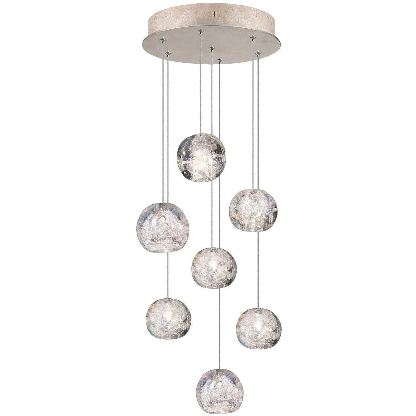 Fine Art Handcrafted Lighting - Natural Inspirations 14-Inch Seven Light Pendant - 852640-206LD | Montreal Lighting & Hardware