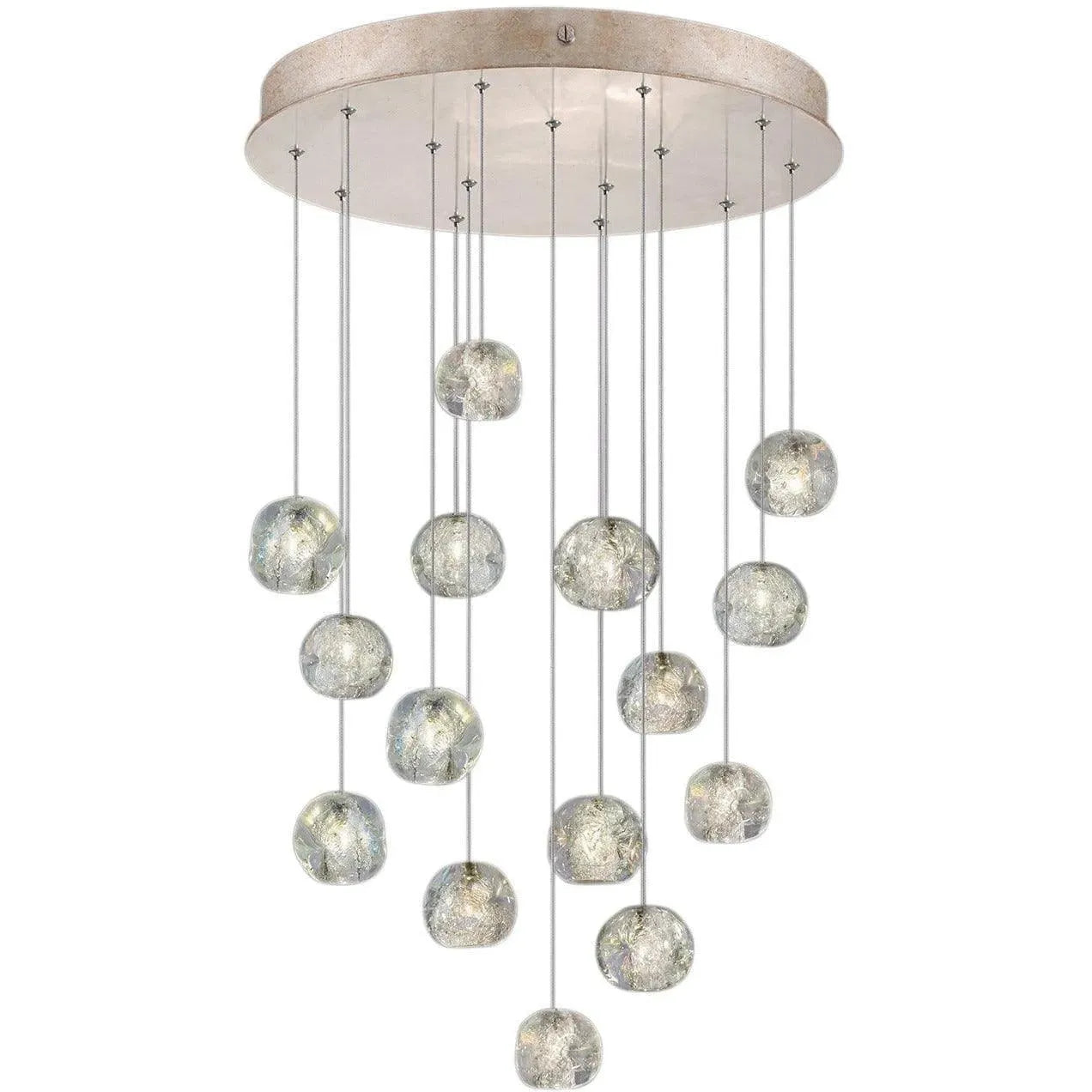 Fine Art Handcrafted Lighting - Natural Inspirations 21-Inch 15 Light Pendant - 853140-206LD | Montreal Lighting & Hardware
