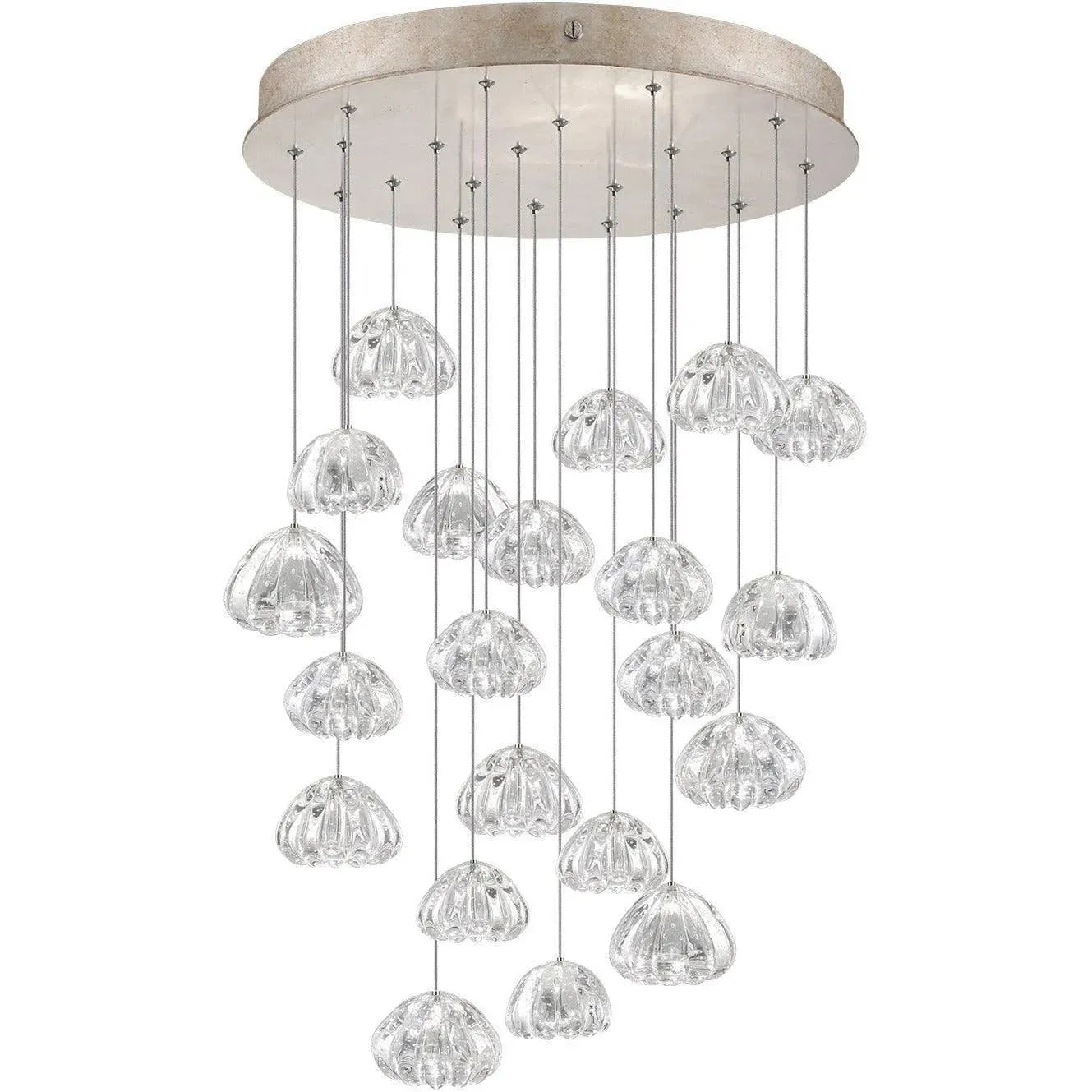 Fine Art Handcrafted Lighting - Natural Inspirations 24-Inch 22 Light Pendant - 853240-207LD | Montreal Lighting & Hardware