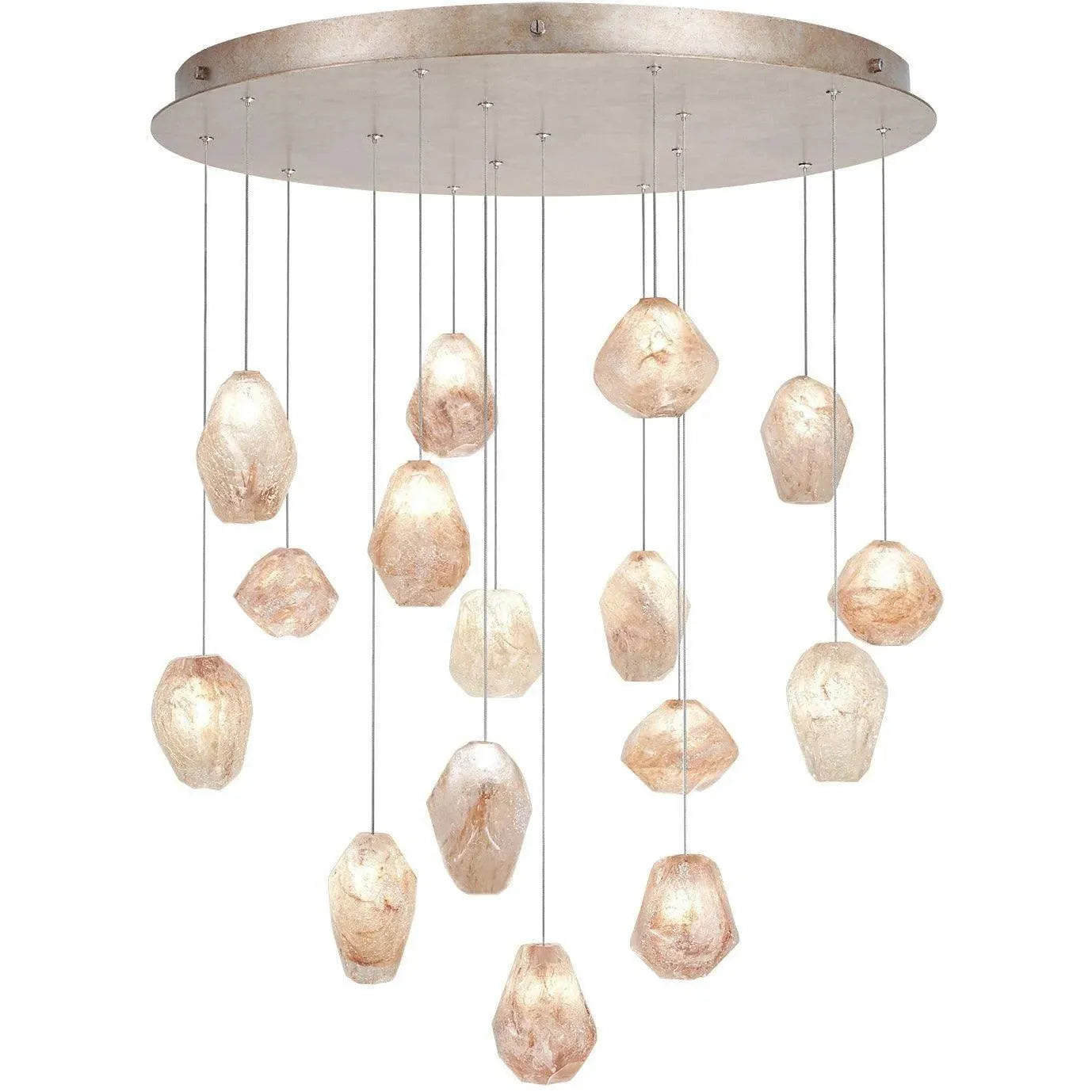 Fine Art Handcrafted Lighting - Natural Inspirations 32-Inch 16 Light Pendant - 862840-24LD | Montreal Lighting & Hardware