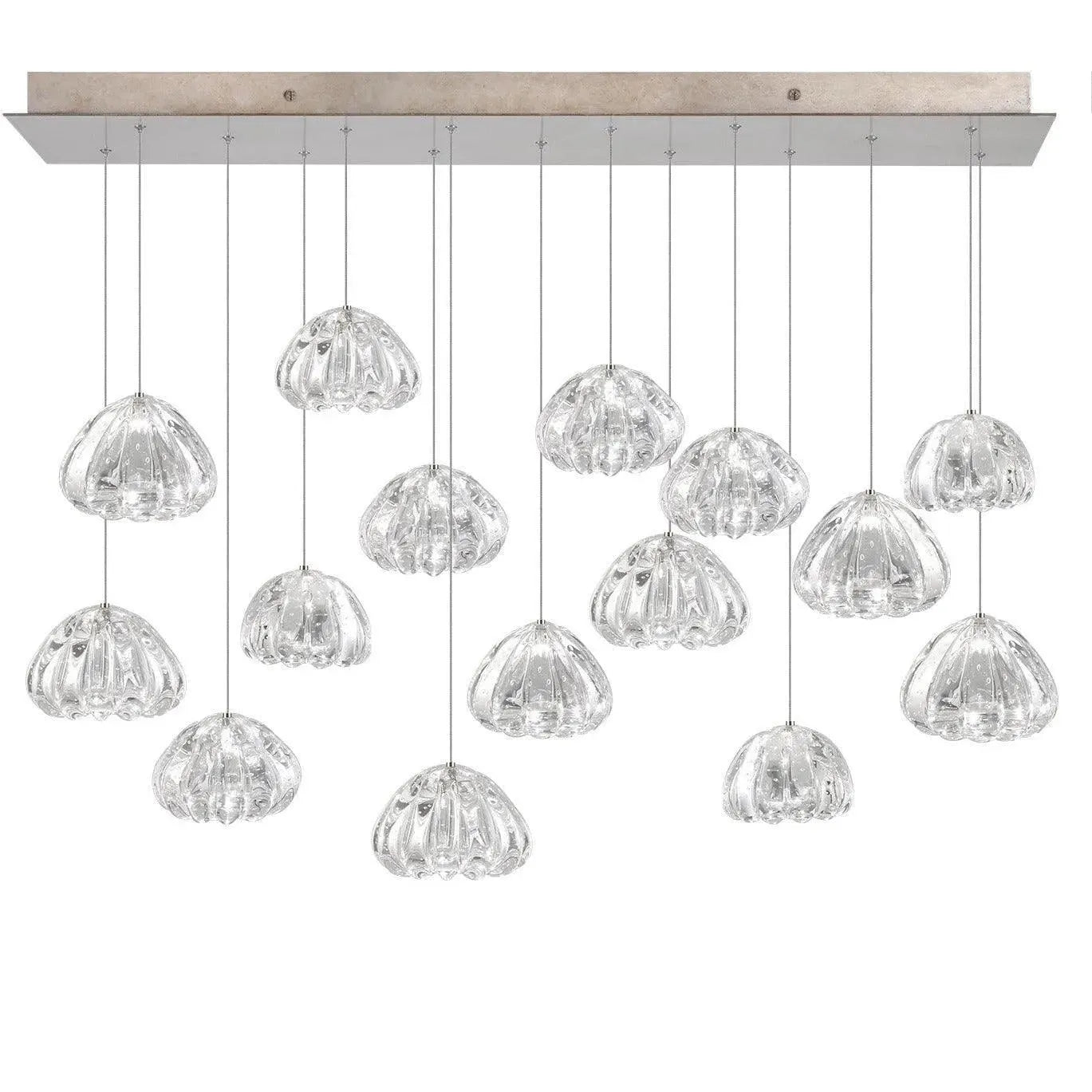 Fine Art Handcrafted Lighting - Natural Inspirations 48-Inch 15 Light Pendant - 853740-207LD | Montreal Lighting & Hardware