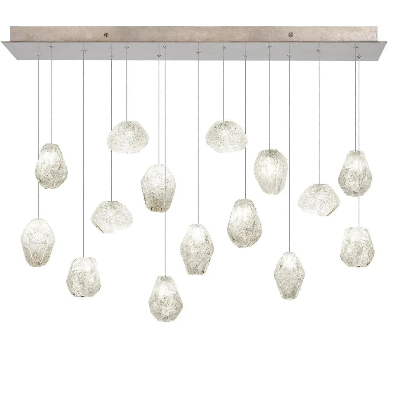 Fine Art Handcrafted Lighting - Natural Inspirations 48-Inch 15 Light Pendant - 853740-23LD | Montreal Lighting & Hardware