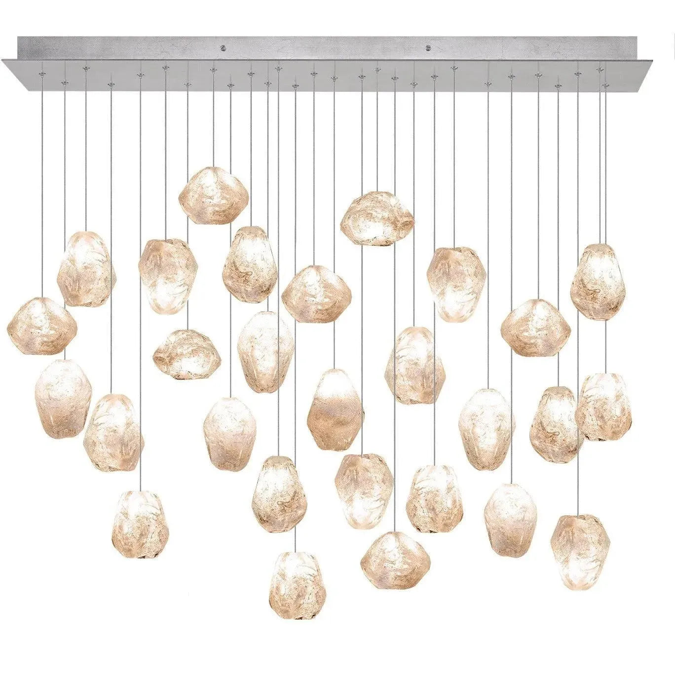 Fine Art Handcrafted Lighting - Natural Inspirations 54-Inch 28 Light Pendant - 853640-14LD | Montreal Lighting & Hardware
