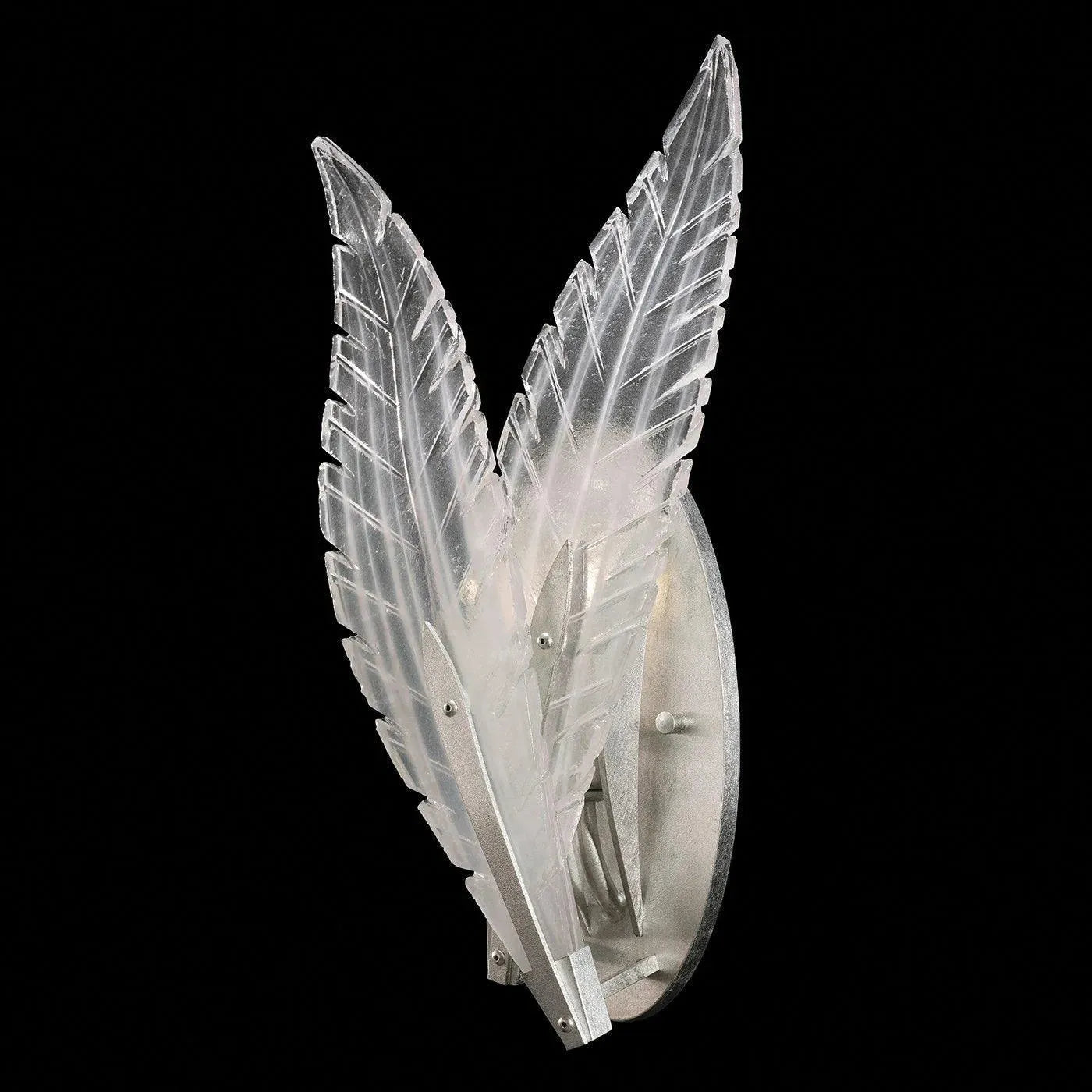 Fine Art Handcrafted Lighting - Plume 16-Inch One Light Wall Sconce - 894750-11ST | Montreal Lighting & Hardware