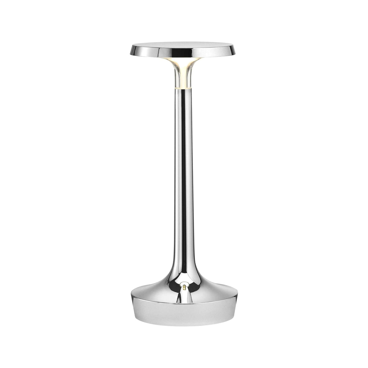 Flos - Bon Jour Unplugged Table Lamp - Chrome | Montreal Lighting & Hardware