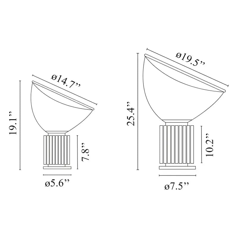 Flos - Taccia Table Lamp - F6604030 | Montreal Lighting & Hardware