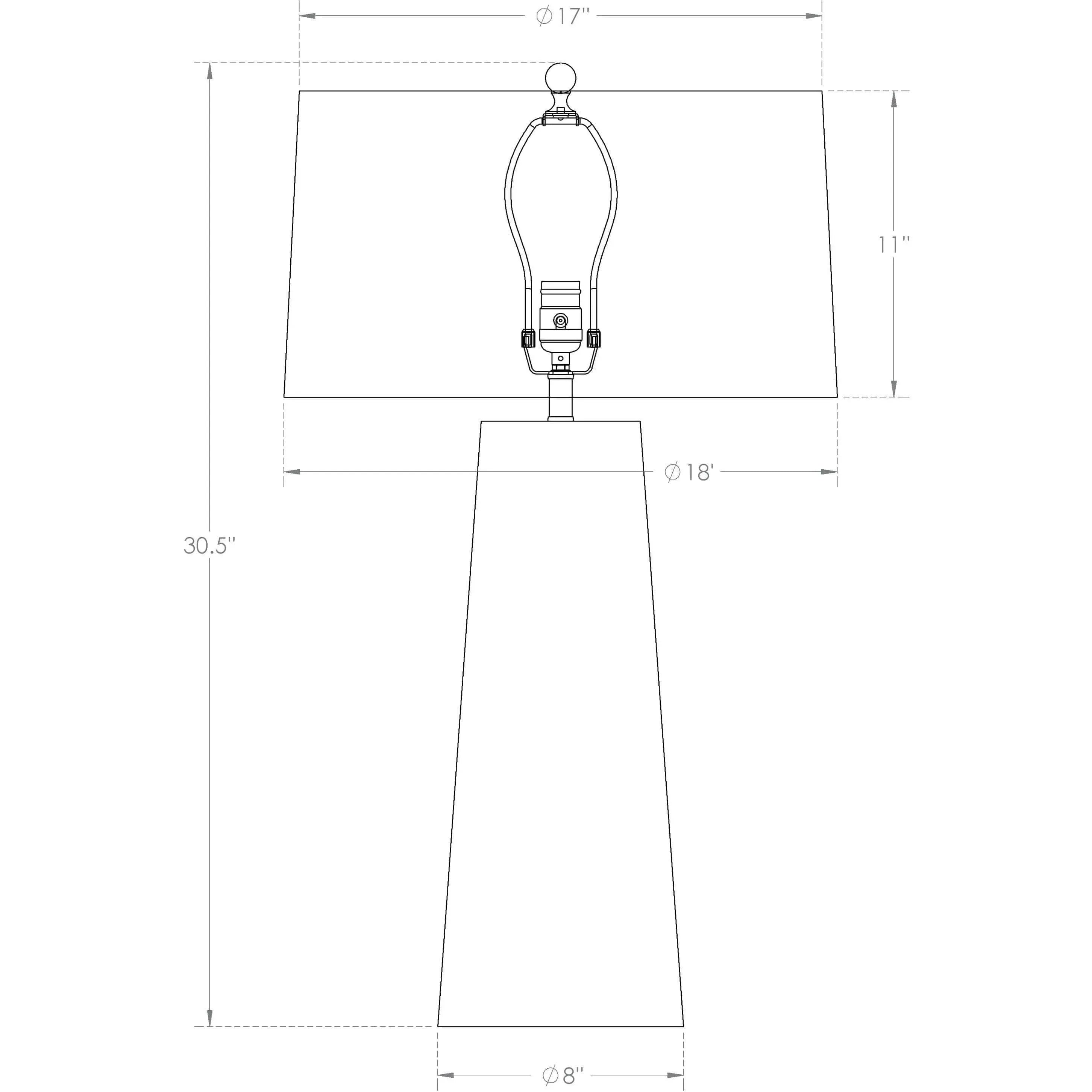 Flow Decor - Annabelle Table Lamp - 4010 | Montreal Lighting & Hardware