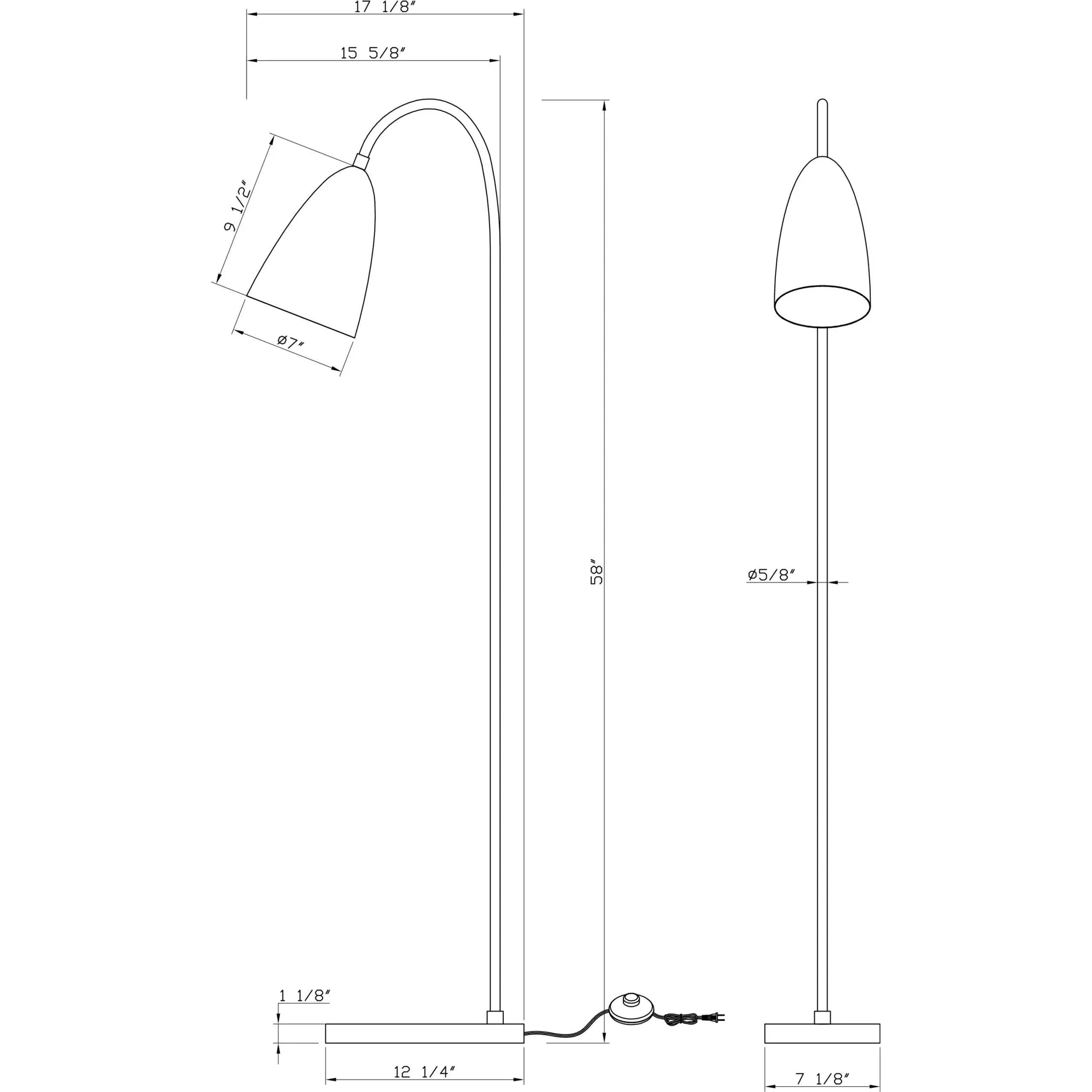 Flow Decor - Coleen Floor Lamp - 4627 | Montreal Lighting & Hardware