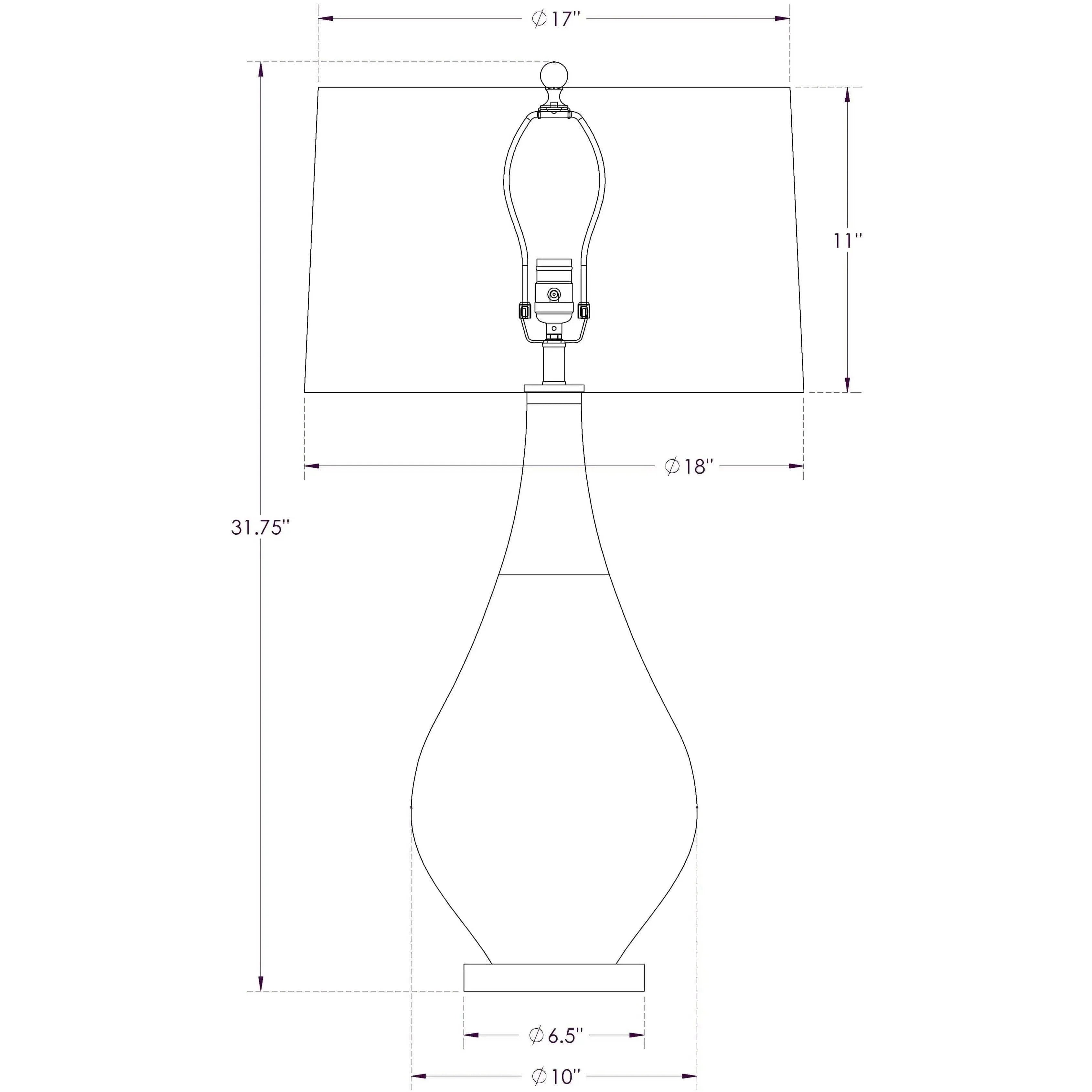 Flow Decor - Holland Table Lamp - 3905 | Montreal Lighting & Hardware