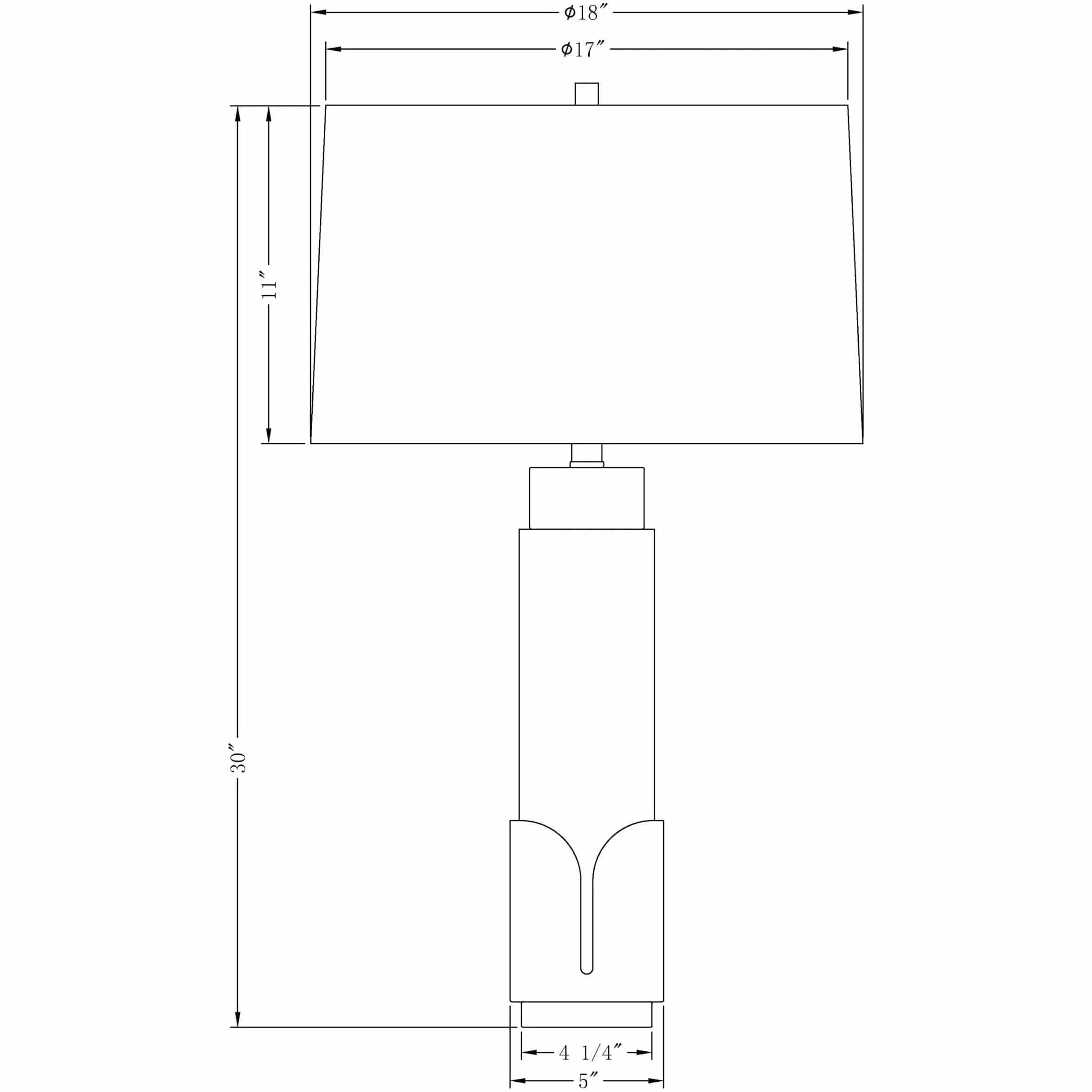 Flow Decor - Huxley Table Lamp - 4050 | Montreal Lighting & Hardware