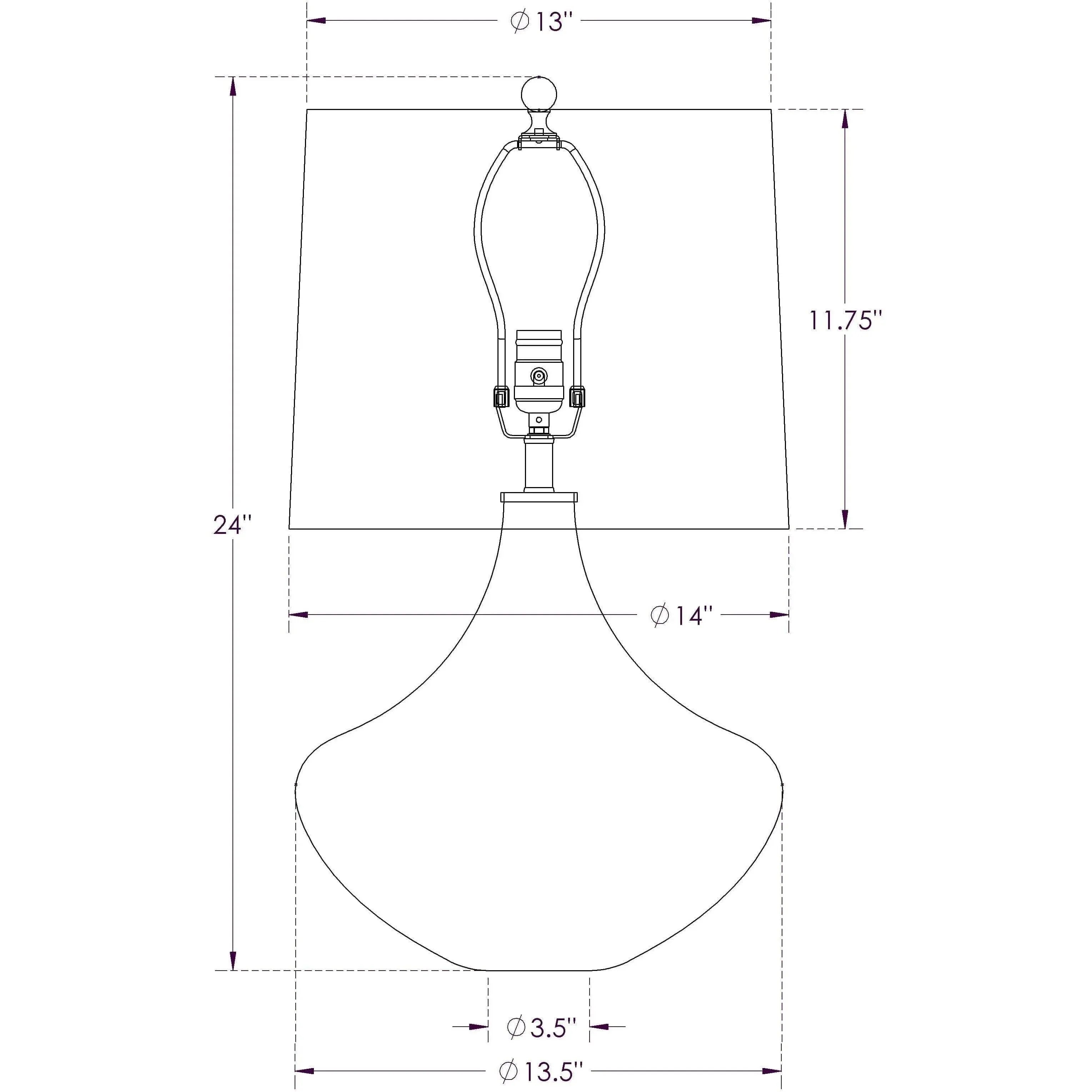 Flow Decor - Jackson Table Lamp - 3954 | Montreal Lighting & Hardware