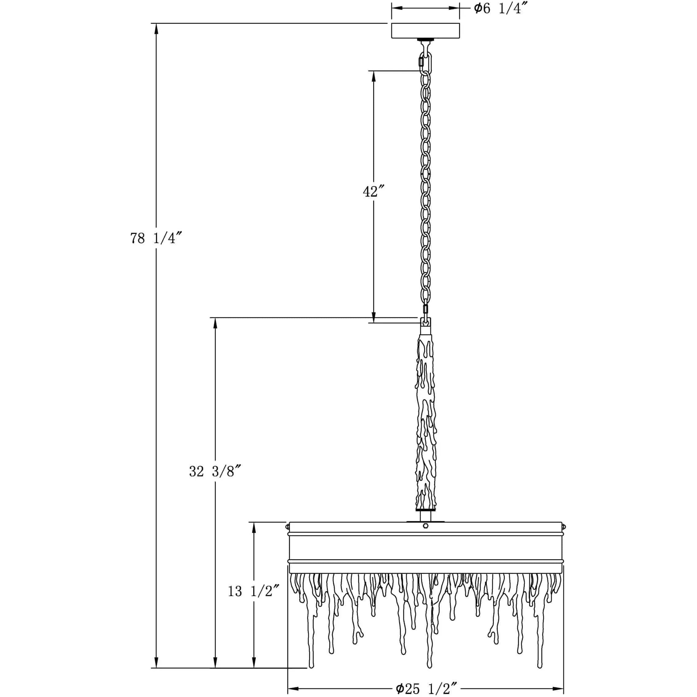 Flow Decor - Juniper Chandelier - 6053 | Montreal Lighting & Hardware