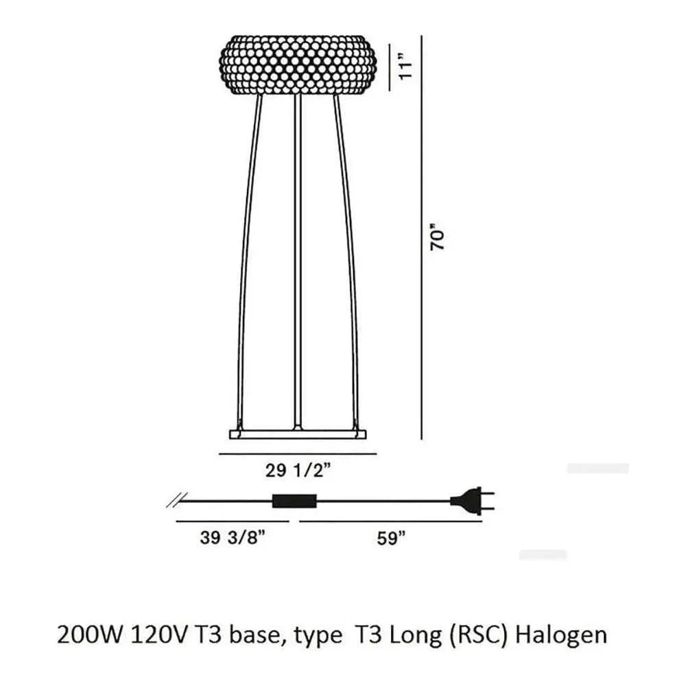 Foscarini - Caboche Floor Lamp - FN138003_16_U | Montreal Lighting & Hardware