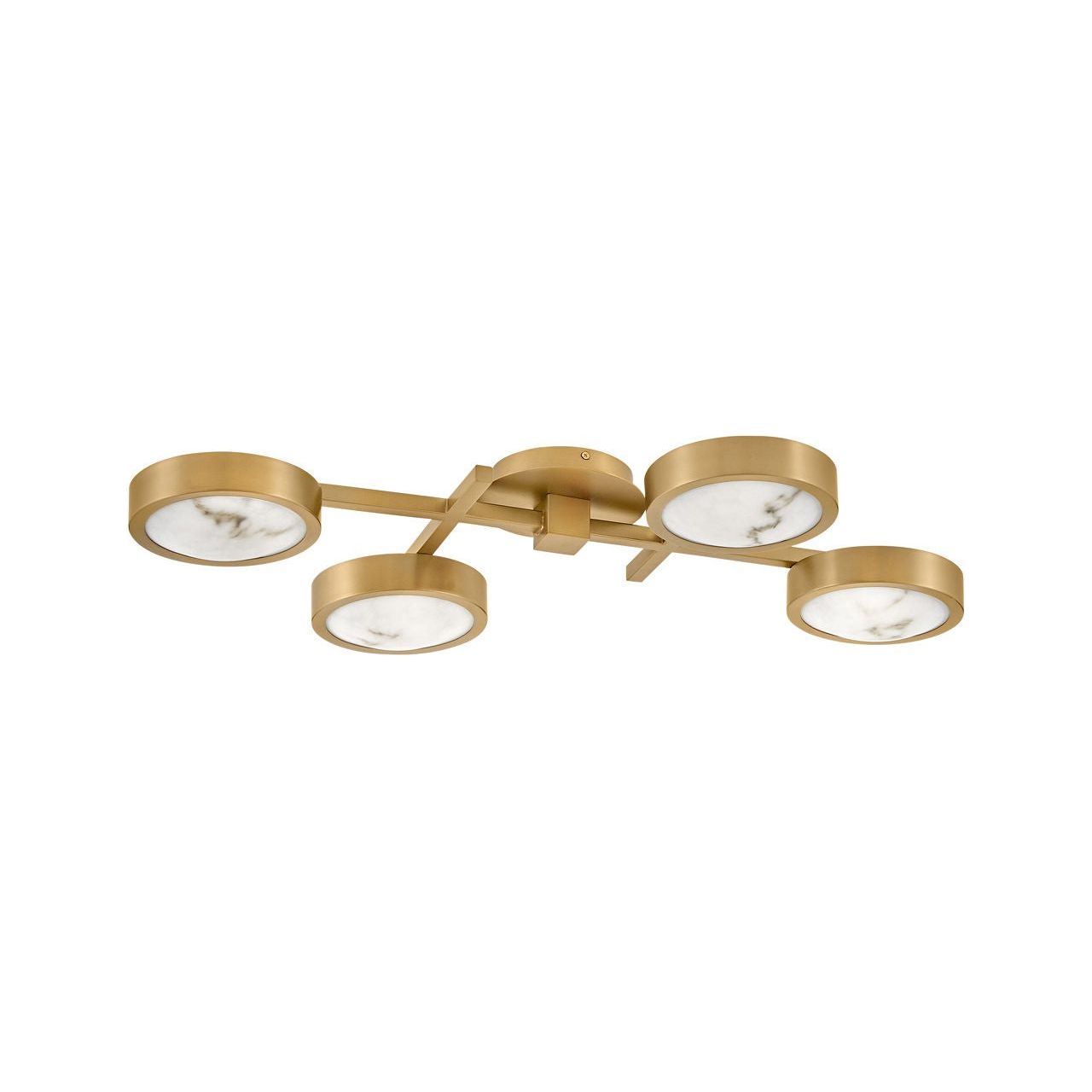 Fredrick Ramond Canada - FR31013LCB - LED Flush Mount - Cava - Lacquered Brass