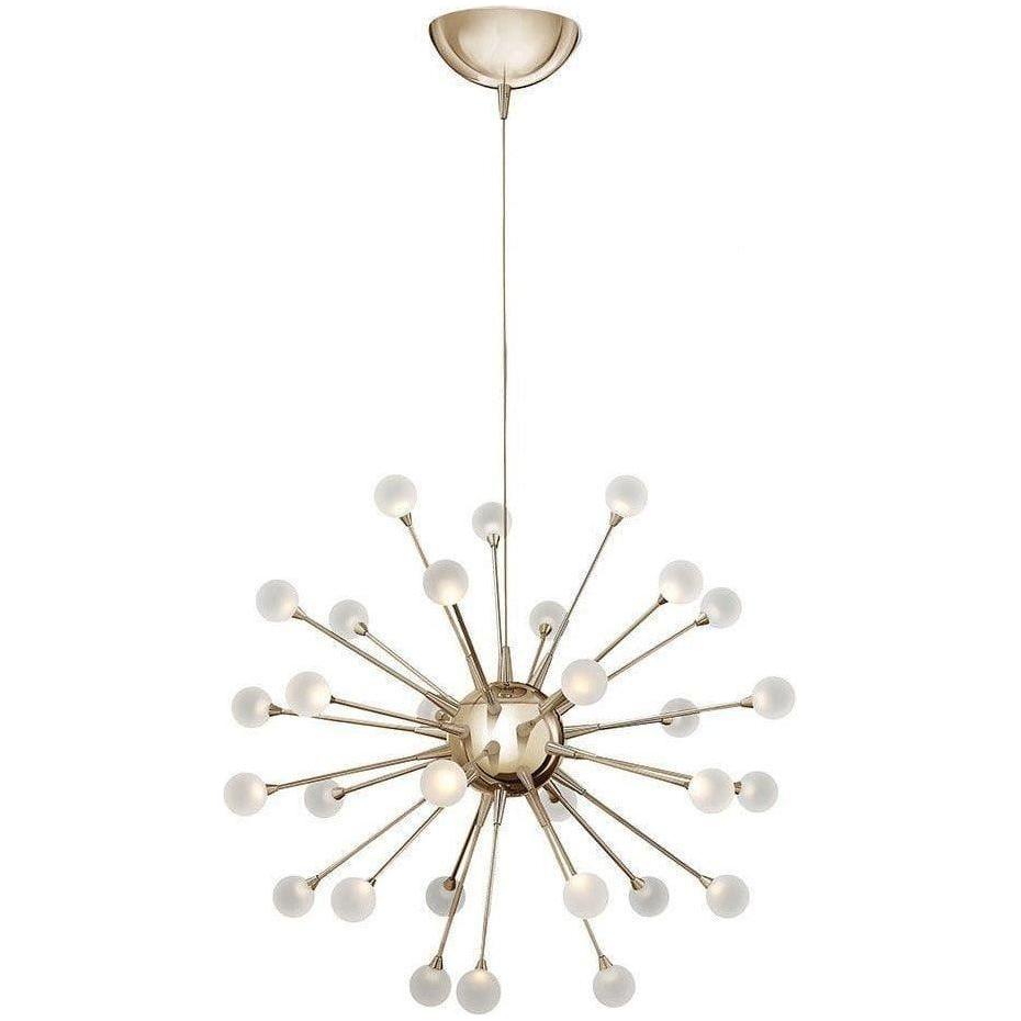 Fredrick Ramond - Impulse 24-Inch 30 Light Chandelier - FR44413POG | Montreal Lighting & Hardware