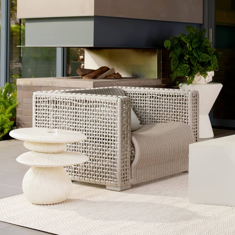 Arteriors FRS21 Guidry Outdoor Lounge Chair
