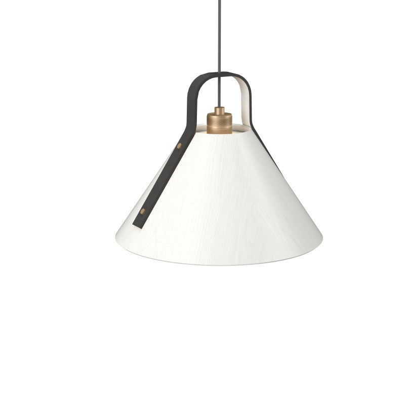 Accord Lighting 1528.47 Strap Accord Pendant in Organic White