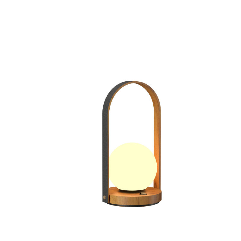 Accord Lighting 7104.12 Strap Accord Table Lamp in Teak