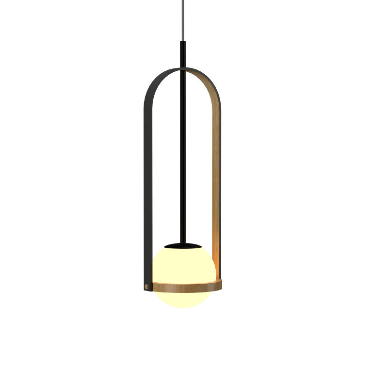 Accord Lighting 1545.09 Strap Accord Pendant in Louro Freijo