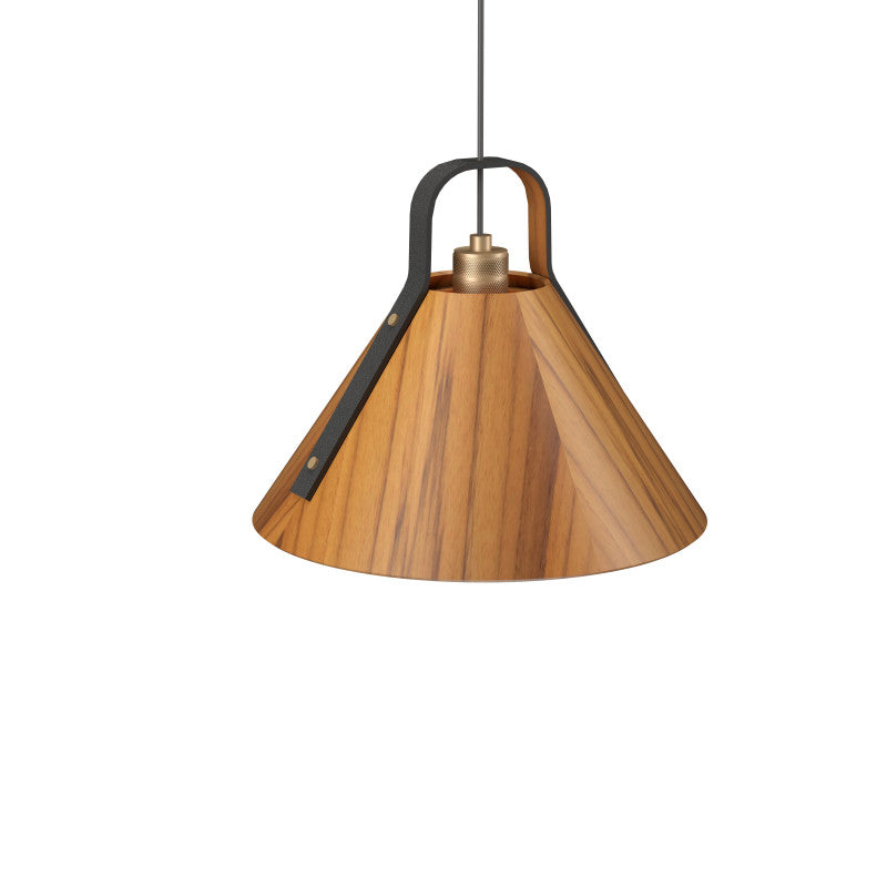 Accord Lighting 1528.12 Strap Accord Pendant in Teak