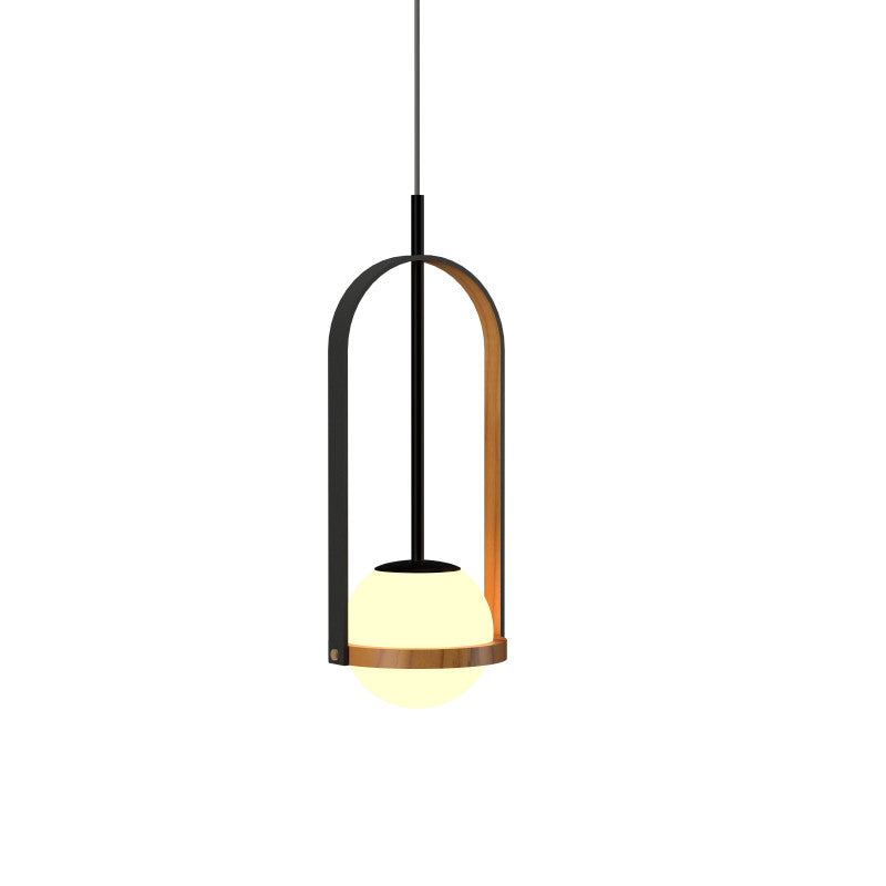 Accord Lighting 1544.12 Strap Accord Pendant in Teak