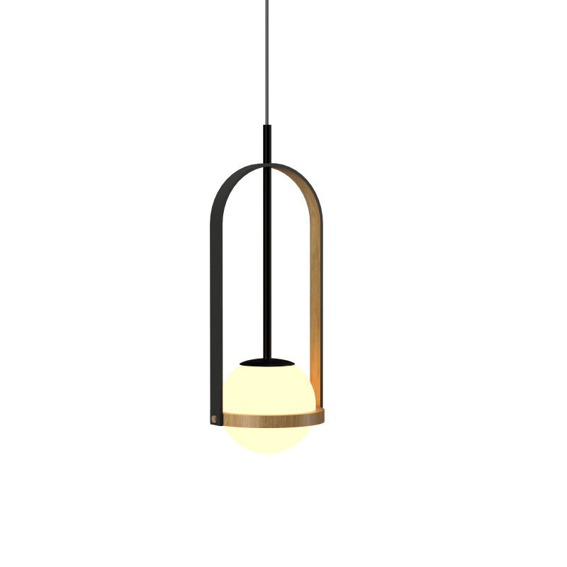 Accord Lighting 1544.09 Strap Accord Pendant in Louro Freijo