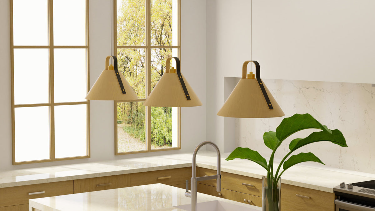 Accord Lighting 1528 Strap Accord Pendant room setting