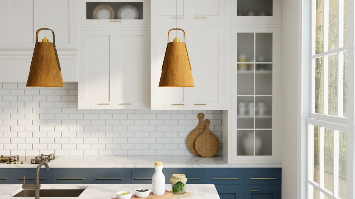 Accord Lighting 1527 Strap Accord Pendant room setting