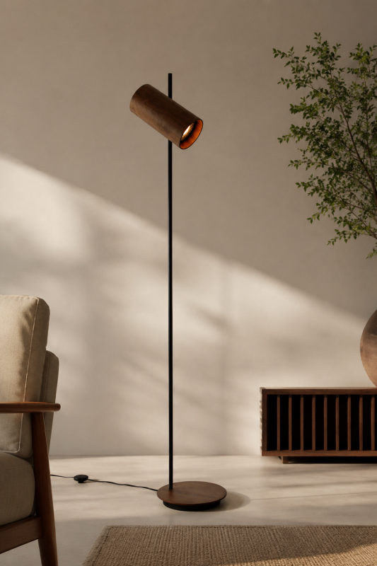 Accord Lighting 3065 Cylindrical Accord Floor Lamp room setting