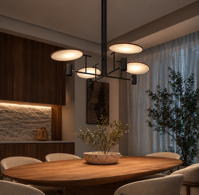 Accord Lighting 1637 Dot Accord Pendant room setting