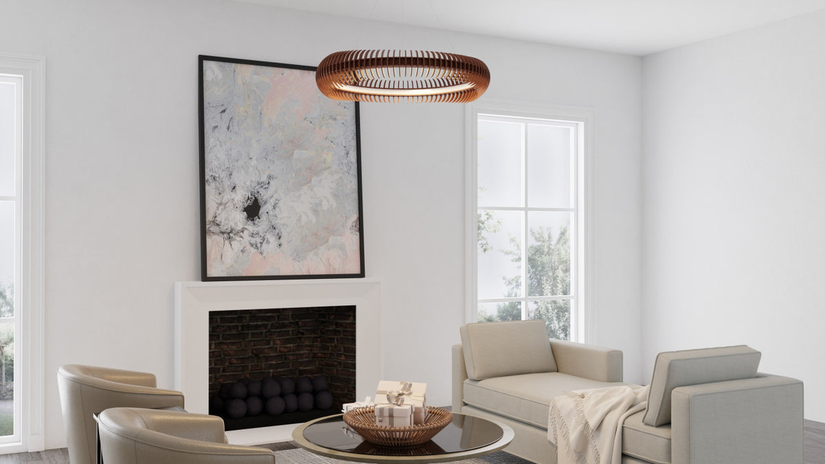 Accord Lighting 1533LED Lampe de Legno Suspension aménagement de la chambre