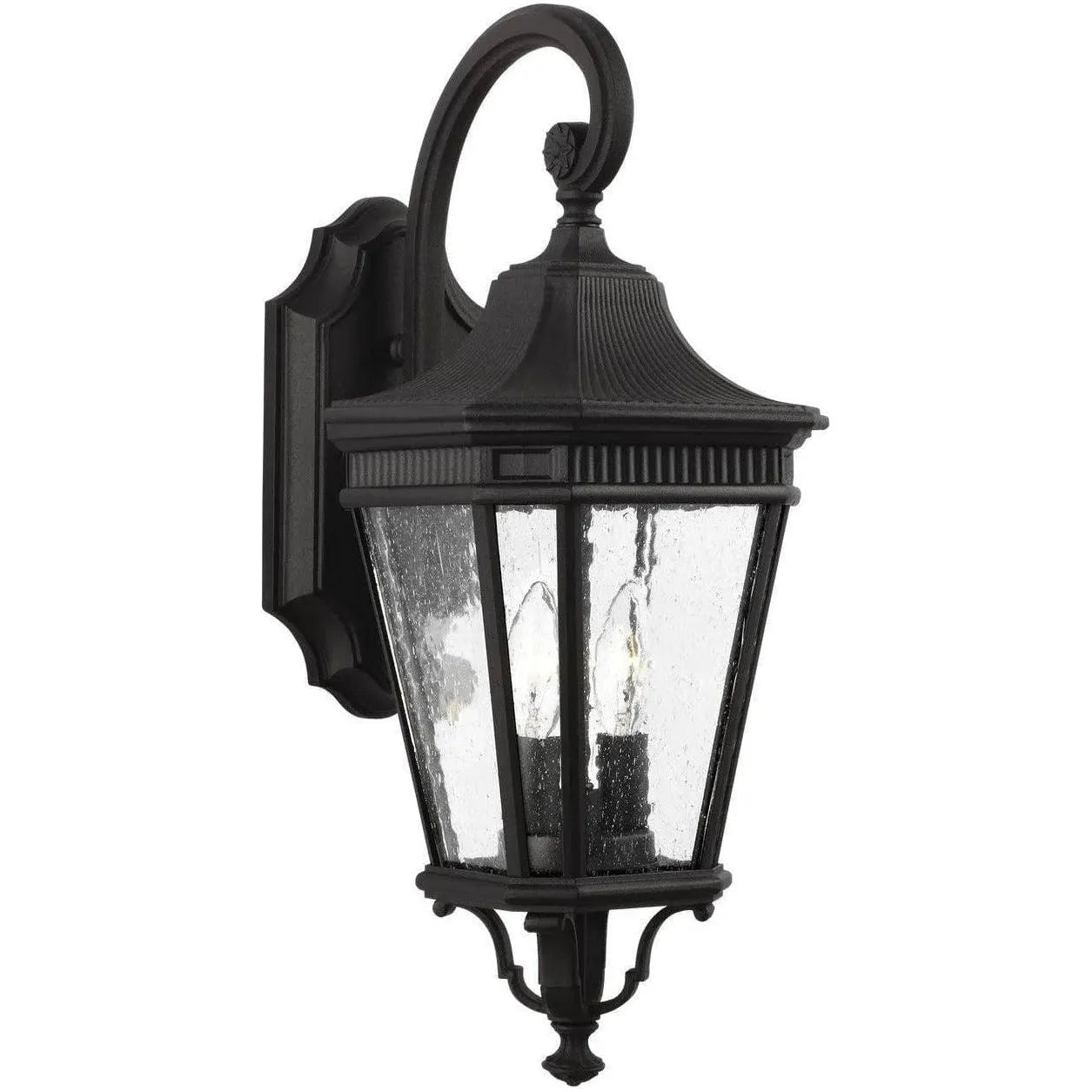 Generation Lighting - Cotswold Lane Outdoor Wall Lantern - OL5404BK | Montreal Lighting & Hardware