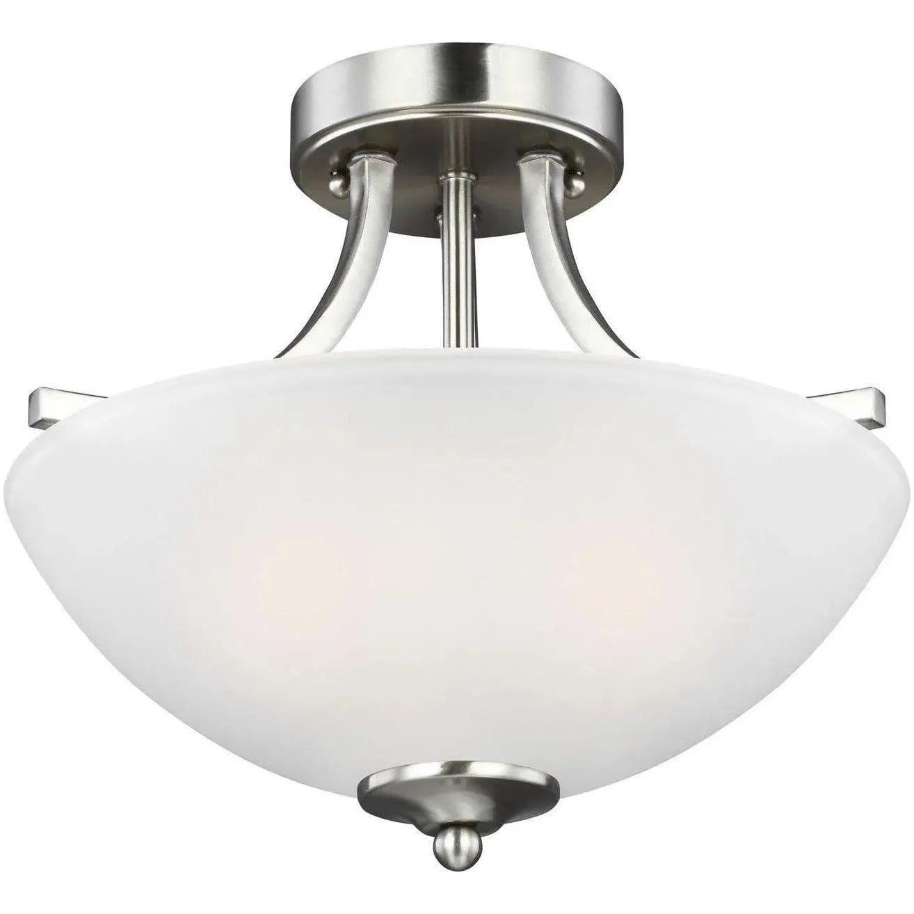 Generation Lighting - Geary Semi-Flush Convertible Pendant - 7716502-962 | Montreal Lighting & Hardware