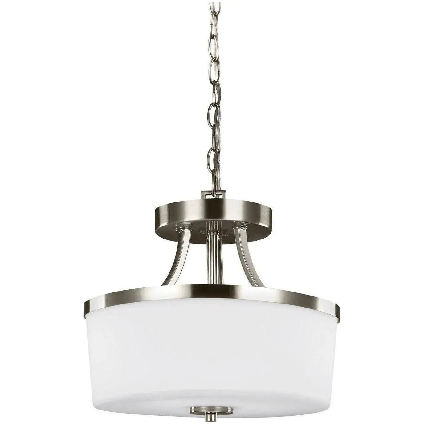 Generation Lighting - Hettinger Semi-Flush Convertible Pendant - 7739102-962 | Montreal Lighting & Hardware