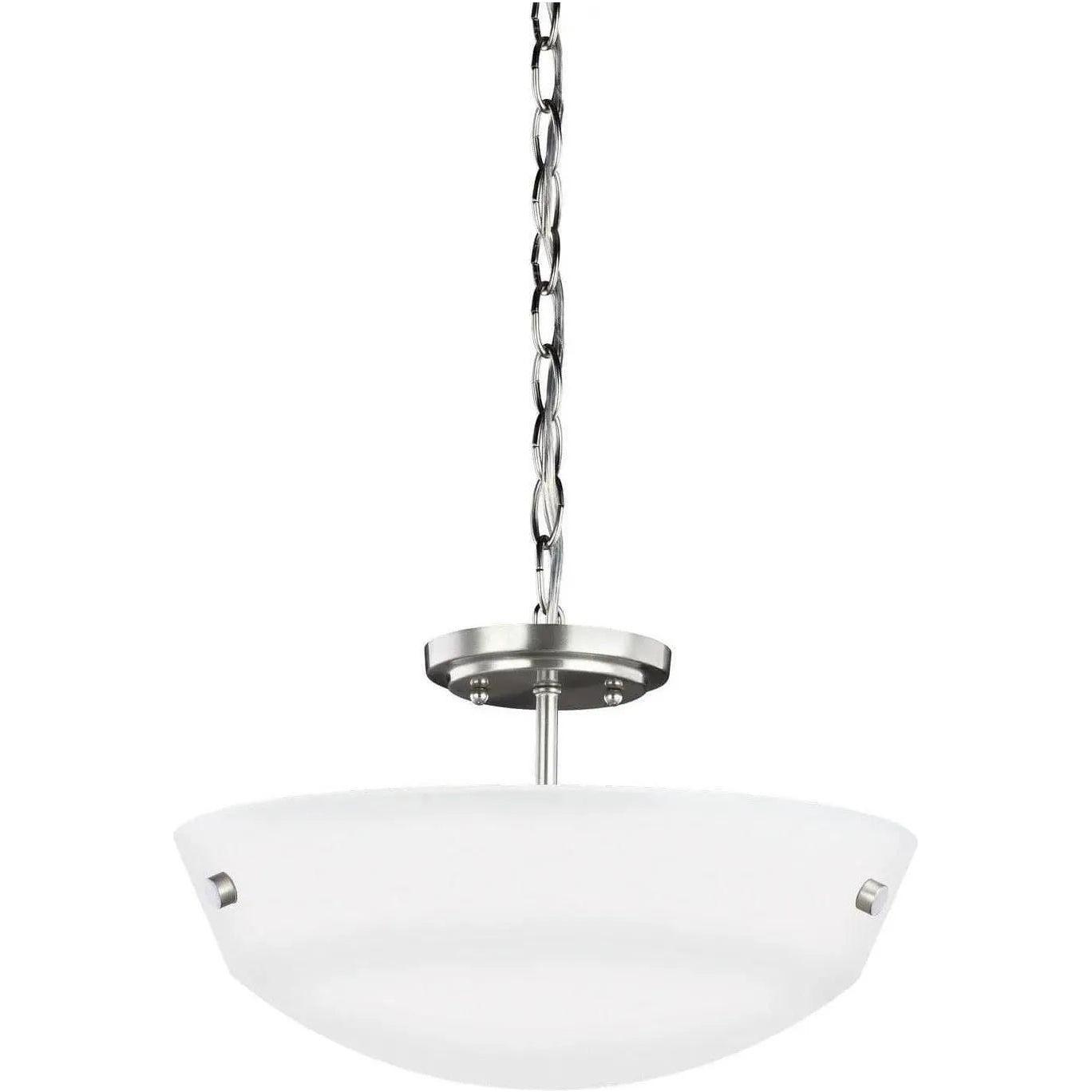 Generation Lighting - Kerrville Semi-Flush Convertible Pendant - 7715202-962 | Montreal Lighting & Hardware