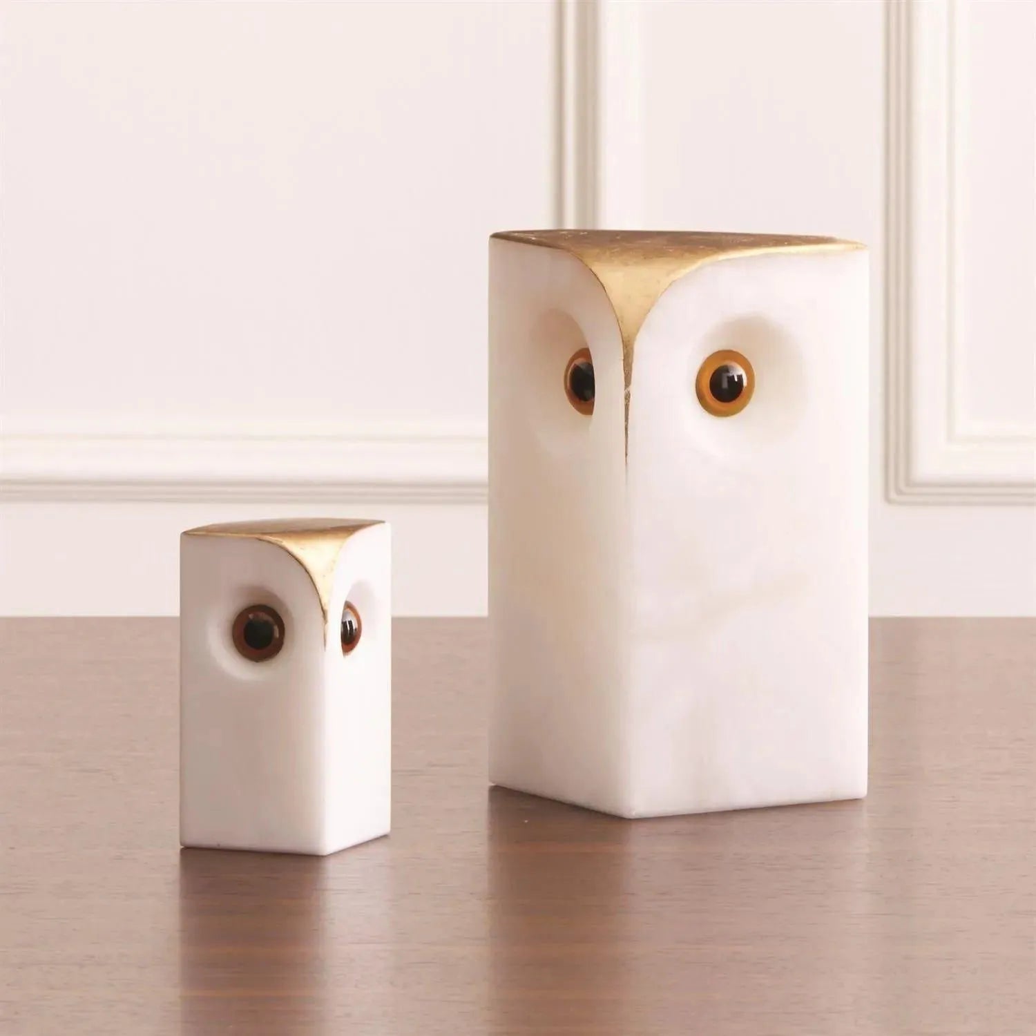 Global Views - Alabaster Owl - 3.31548 | Montreal Lighting & Hardware
