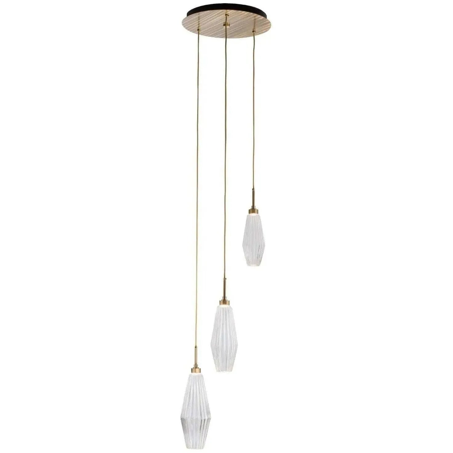 Hammerton Studio - Aalto Round Multi-Port, 3-Light - CHB0049-03-HB-RC-C01-L1 | Montreal Lighting & Hardware