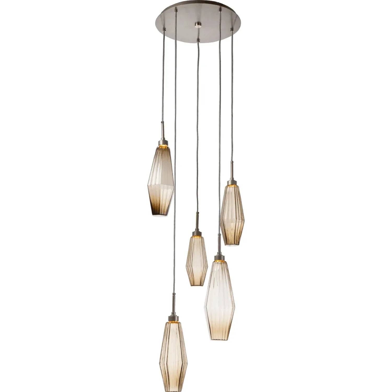 Hammerton Studio - Aalto Round Multi-Port, 5-Light - CHB0049-05-FB-RB-C01-L1 | Montreal Lighting & Hardware