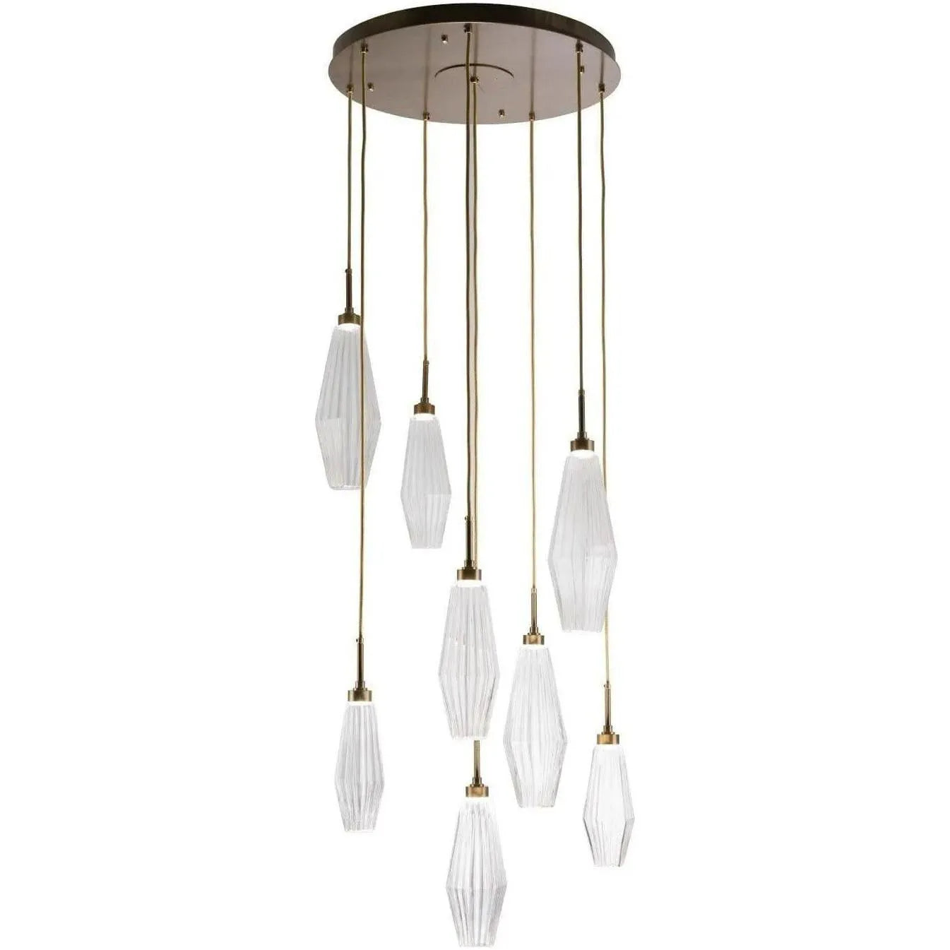 Hammerton Studio - Aalto Round Multi-Port, 8-Light - CHB0049-08-HB-RC-C01-L1 | Montreal Lighting & Hardware