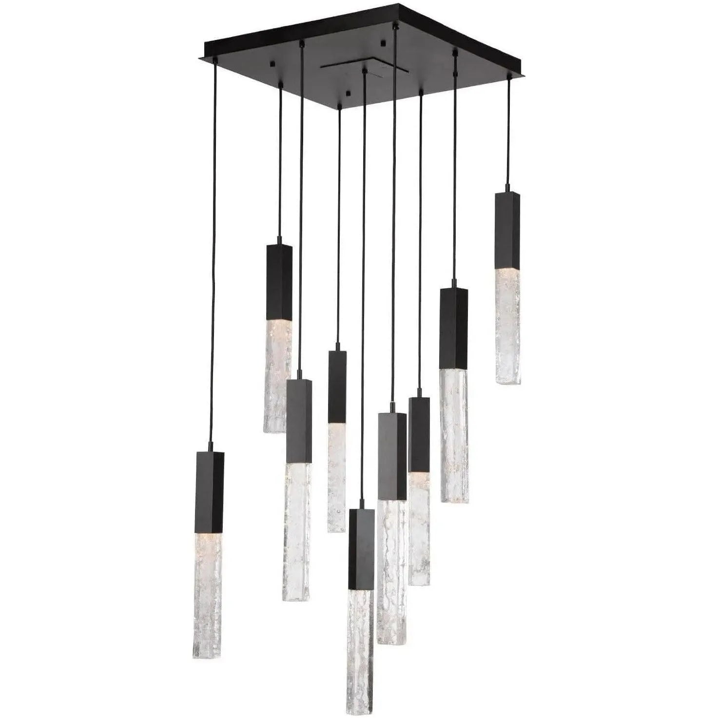 Hammerton Studio - Axis Multi-Port, 9-Light - CHB0060-09-BS-GC-C01-L1 | Montreal Lighting & Hardware