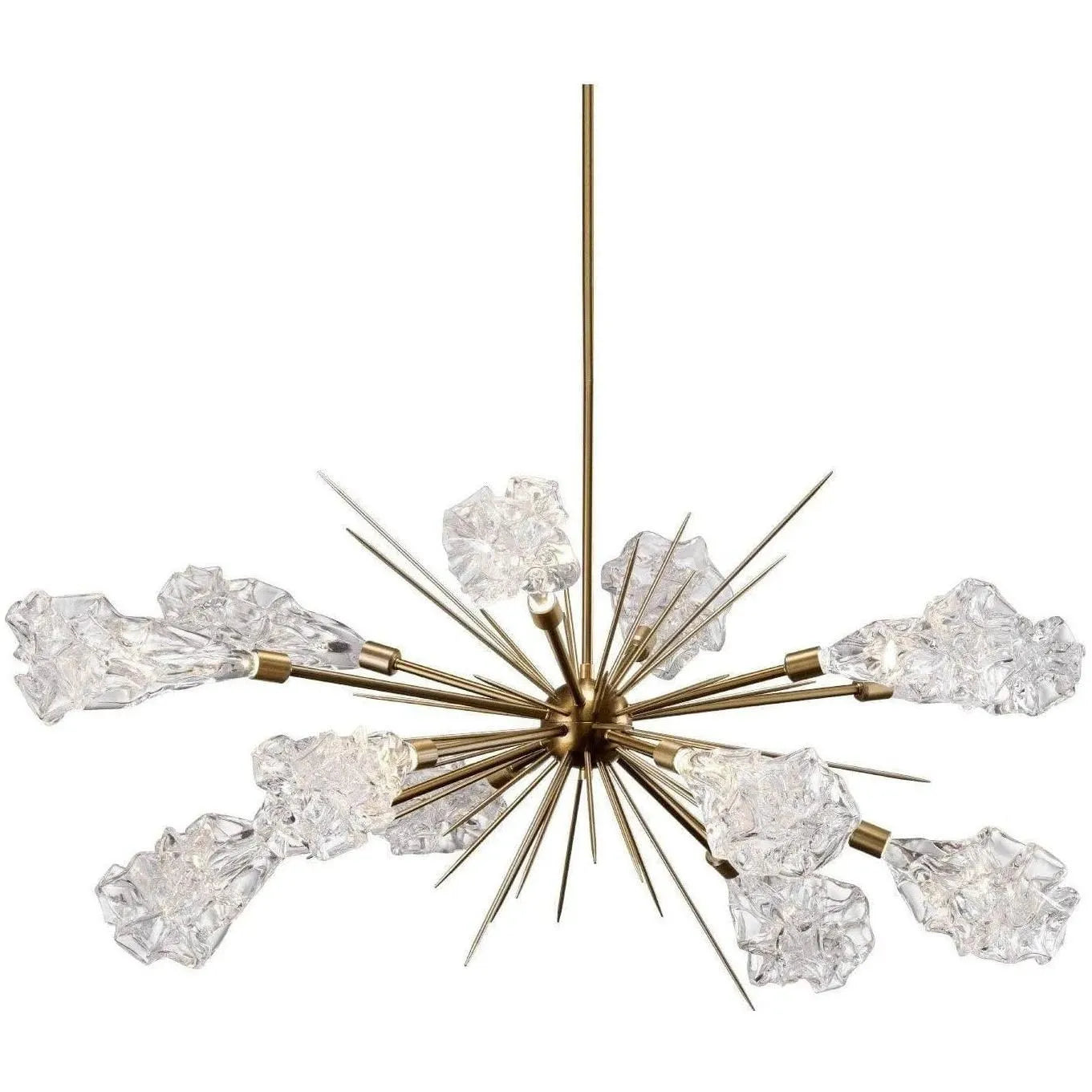 Hammerton Studio - Blossom Oval Starburst, 30-Inch - PLB0059-0A-HB-BC-001-L1 | Montreal Lighting & Hardware