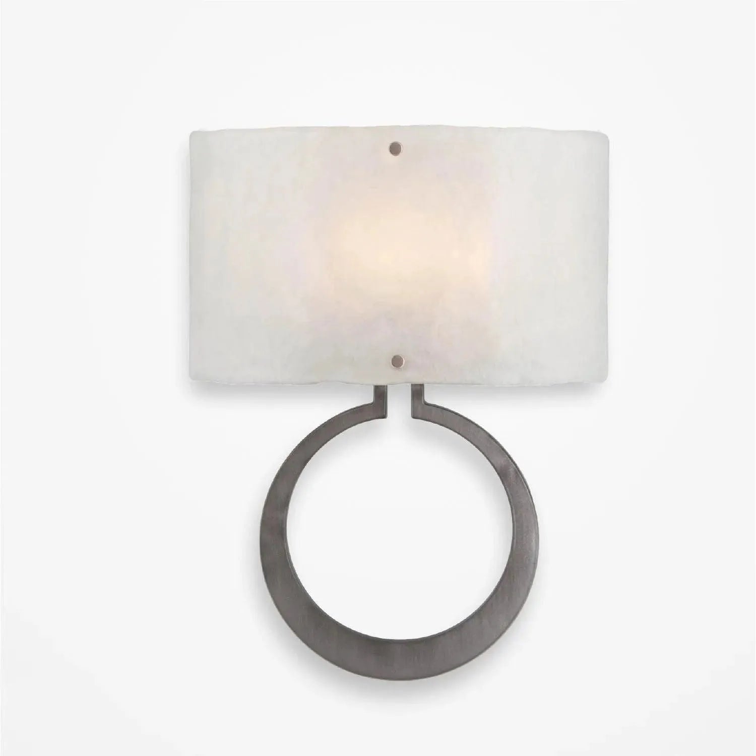 Hammerton Studio - Carlyle Circlet Cover Sconce - CSB0033-0E-SN-FG-E2 | Montreal Lighting & Hardware
