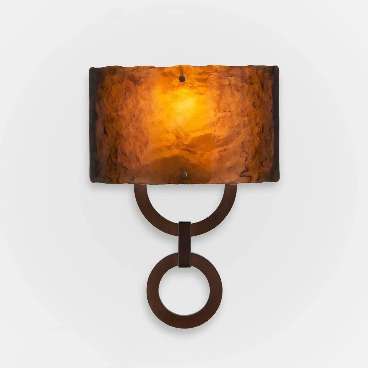 Hammerton Studio - Carlyle Round Link Cover Sconce - CSB0033-0D-RB-BG-E2 | Montreal Lighting & Hardware