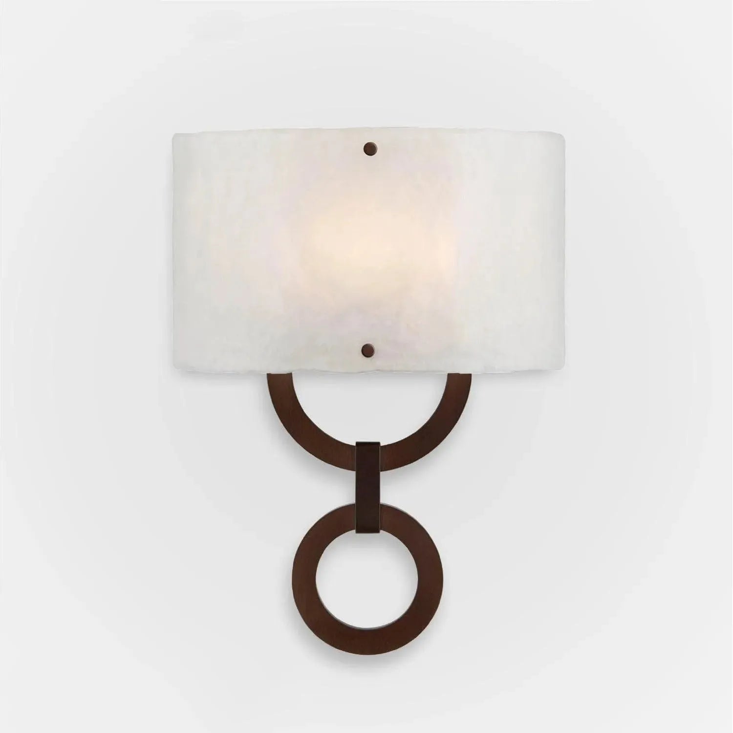 Hammerton Studio - Carlyle Round Link Cover Sconce - CSB0033-0D-RB-FG-E2 | Montreal Lighting & Hardware
