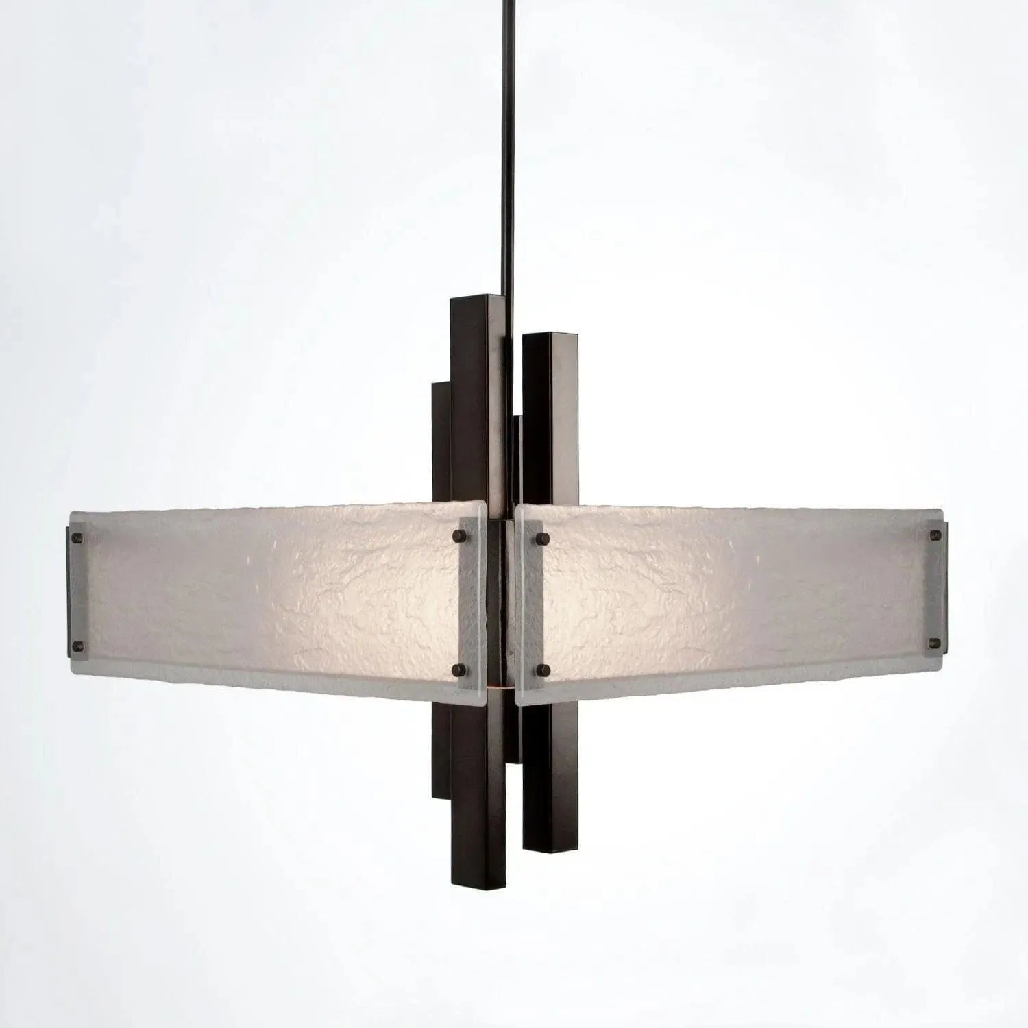 Hammerton Studio - Carlyle Square Chandelier, 24-Inch - CHB0033-0A-GM-FG-001-E2 | Montreal Lighting & Hardware