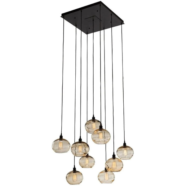Coppa carré multiport, 9 lumières